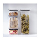 Jogo 6 Potes Hermético Lumini Quadrado 2x1000 / 4x480 Ml - Pa