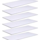 Jogo 6 Prateleiras Mdf Kit 50x15 Cms