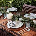 Jogo 6 Pratos Branco Tramontina De Porcelana 28cm Raso Mesa P