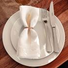 Jogo 6 Pratos Branco Tramontina De Porcelana 28cm Raso Mesa P