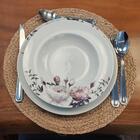 Jogo 6 Pratos De Porcelana Com Estampa Floral Germer Fundos R