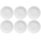 Jogo 6 Pratos De Sobremesa Em Porcelana 20,5cm Tassel Germer