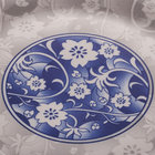 Jogo 6 Pratos Para Sobremesa De Porcelana Blue Garden Raso 19