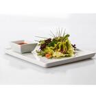 Jogo 6 Pratos Quadrados Rasos Em Porcelana 16x16cm Americana