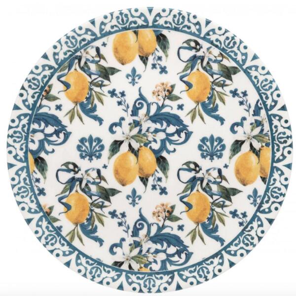 Jogo 6 Pratos Raso 26 Cm Unni Siciliano - Oxford