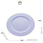 Jogo 6 Sousplat Polipropileno 25 Cm Lavanda Candy - Rojemac