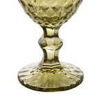 Jogo 6 Taças Àgua De Vidro Verde Roman 345ml
