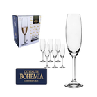 Jogo 6 Taças Champahne Gastro 230ml – Bohemia - Transparente