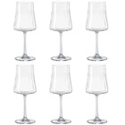 Jogo 6 Taças Cristal Ecol Vinho Branco 360ml Linha Xtra Fundo