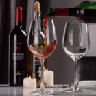 Jogo 6 Taças Cristal Titanium Vinho Tinto Grande 490ml