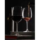 Jogo 6 Taças De Vidro Lyor Vinho Branco Rose 470ml Servir Mes