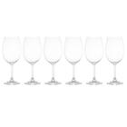 Jogo 6 Taças De Vidro Lyor Vinho Branco Rose 470ml Servir Mes