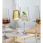 Jogo 6 Taças De Vidro P/ Champanhe Modelo Luxo Sandra 200ml