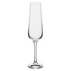 Jogo 6 Taças De Vidro P/ Champanhe Modelo Luxo Sandra 200ml