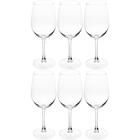 Jogo 6 Taças De Vidro Para Vinho Tinto 420ml Lyor Degustação