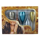 Jogo 6 Taças Espumante Acrílico Coloridas Com Frase Boccati