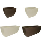 Jogo 6 Vasos Polietileno Parede Moderno Horta Planta Floreira