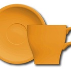 Jogo 6 Xicaras De Cha Com Pires Porcelana 180ml Tulipa