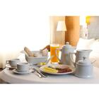 Jogo 6 Xícaras Porcelana Branca Café Chá Com Pires 210ml Bar