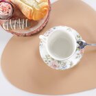 Jogo 8 Americano Shape Pu 43cm Taupe