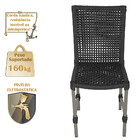 Jogo 8 Cadeiras Cannes Corda Náutica E Mesa Retangular Ripada