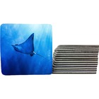 Jogo 8 Porta Copos Personalizado Para Mergulhador Dive Redondo