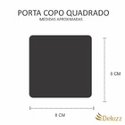 Jogo 8 Porta Copos Personalizado Para Mergulhador Dive Redondo