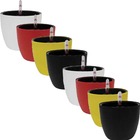 Jogo 8 Vasos Autoirrigável Botanique 2 Pretos 2 Brancos 2 Ver