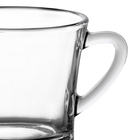 Jogo 8 Xícaras Café Chá Vidro Vintage 180ml Transparente