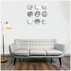 Jogo 9 Espelhos 16,5 Cm Mini Circulos Para Decoração