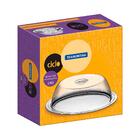 Jogo Aço Inox Bolo Com Cúpula 2 Peças Ciclo