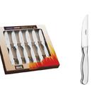 Jogo Aco Inox Facas Parachurrasco 6 Peças Tramontina