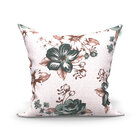 Jogo Almofada Decorativa Floral 4 Unidades 60cm X 60cm Com Re