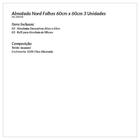 Jogo Almofada Decorativa Verde Estampada Kit 3 Unidades 60cm