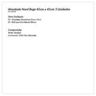 Jogo Almofada Nord Bege Estampada 3 Unidades 45cm X 45cm Teci