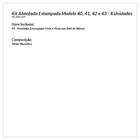Jogo Almofada Para Quarto Azul Marinho Estampada 4 Unidades 4