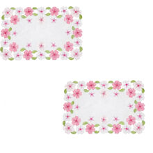 Jogo Americano 2 Peças Jardim Florido  50 X 30 Cm