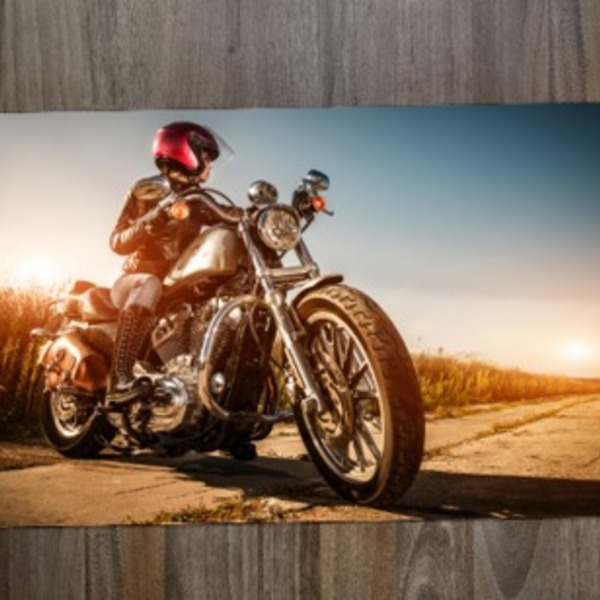 Jogo Americano 2 Unidades  Moto Na Estrada