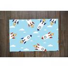 Jogo Americano 2 Unidades Infantil Crechê Foguetes