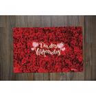 Jogo Americano 2 Unidades Presente Rosas Dia Dos Namorados