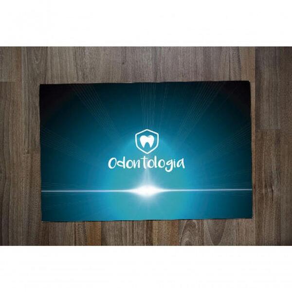 Jogo Americano 2 Unidades Retangular Neoprene Odontologia