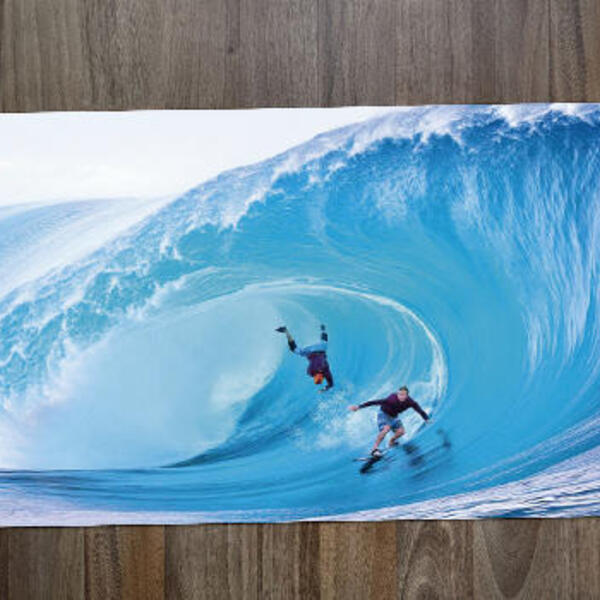 Jogo Americano 2 Unidades Retangular Neoprene Surfistas Caindo