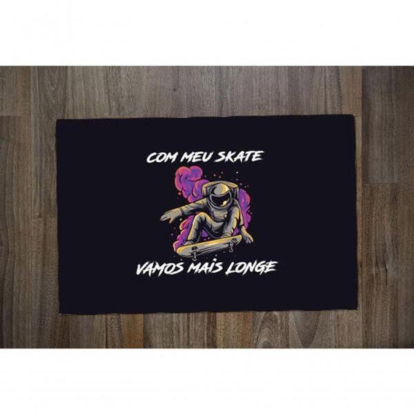 Jogo Americano 2 Unidades Skate Astronauta Skatista