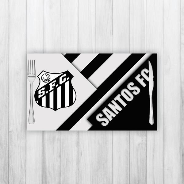 Jogo Americano 4 Un Retangular Neoprene Santos