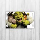 Jogo Americano 4 Un Retangular Shrek, Burro E Gatinho