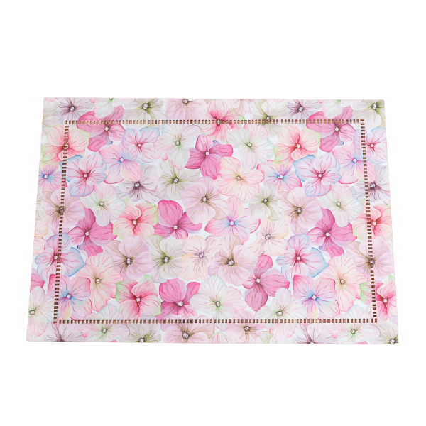 Jogo Americano 6 Peças Glamour Giardino Dupla Face Argivai