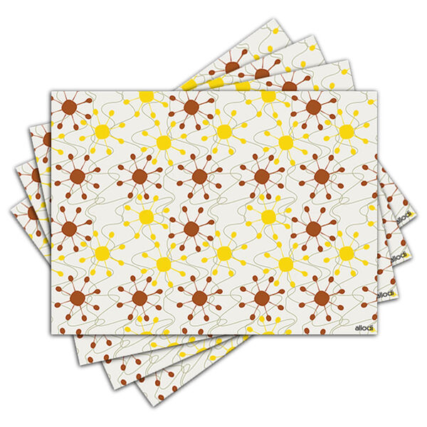 Jogo Americano - Abstrato Com 4 Peças - 009jo