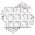 Jogo Americano - Abstrato Com 4 Peças - 1061jo