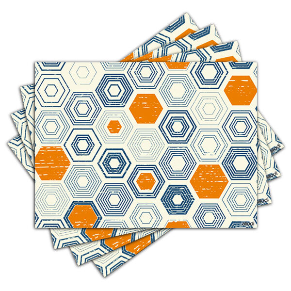 Jogo Americano - Abstrato Com 4 Peças - 1065jo