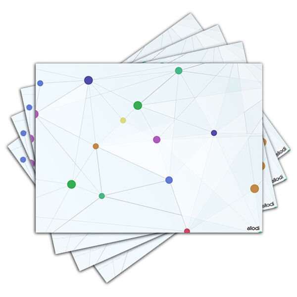 Jogo Americano - Abstrato Com 4 Peças - 1097jo